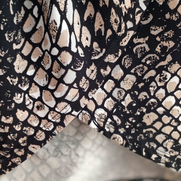 'ASHLEY STEWART' Faux Wrap Tulip Skirt Size 12 EUC - Picture 3 of 11